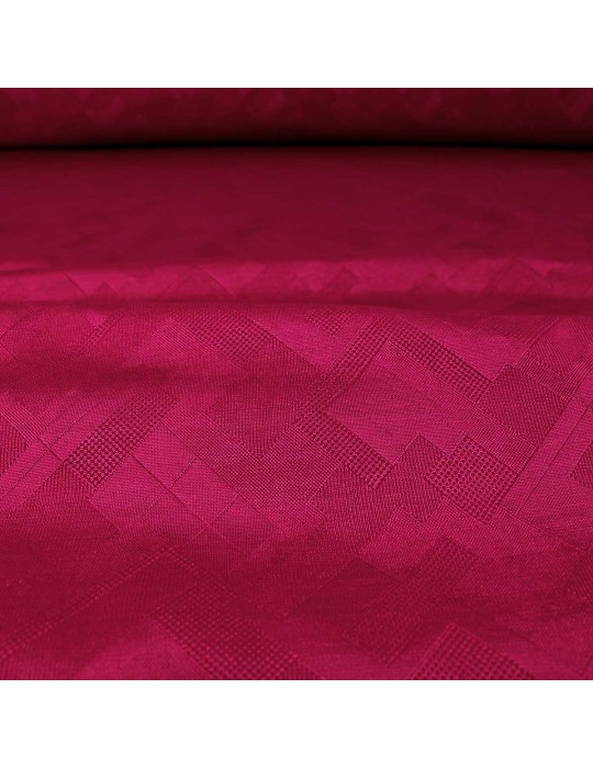 Tissu jersey géométrique rose