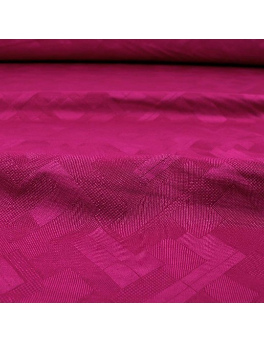 Tissu jersey géométrique rose
