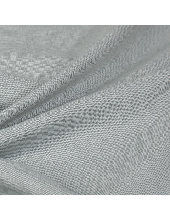 Tissu cretonne uni gris perle