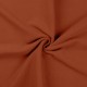 Coupon 3m Tissu Bord Cote Uni Terracotta