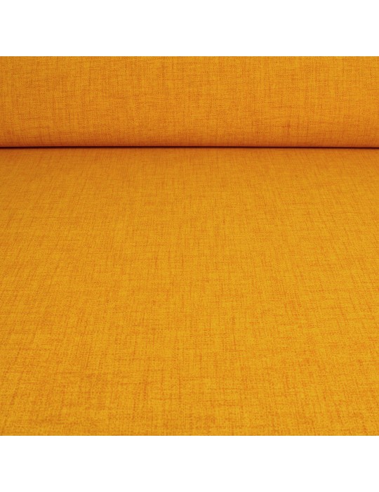 Coupon ameublement coton/polyester 50 x 138 cm orange