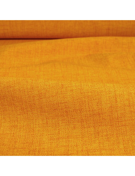 Coupon ameublement coton/polyester 50 x 138 cm orange