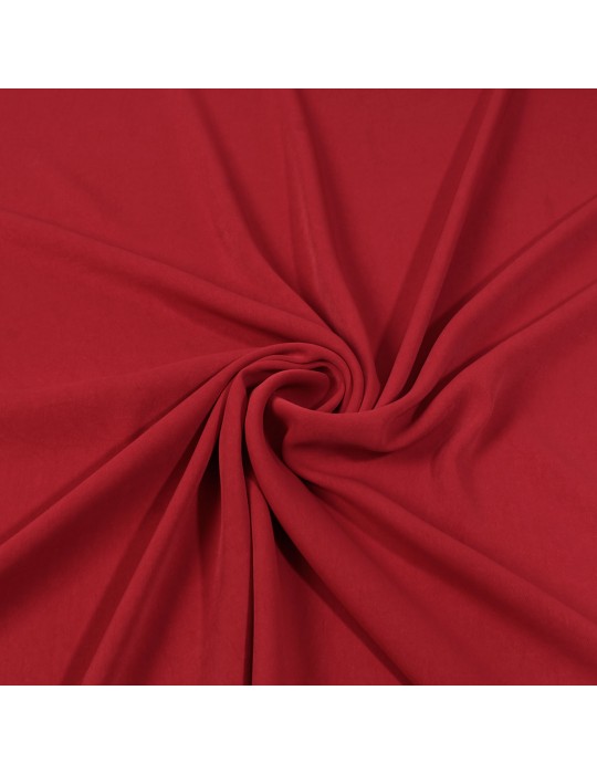 Tissu habillement polyester rouge