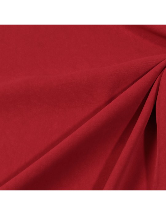 Tissu habillement polyester rouge