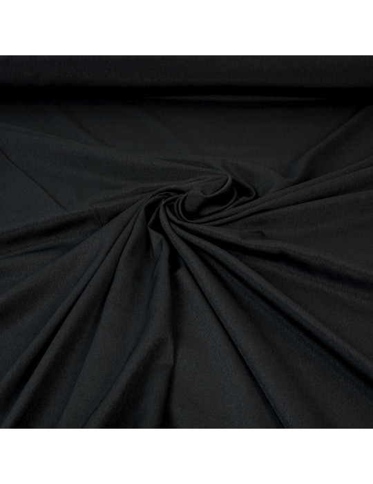 Tissu polyester transparent noir