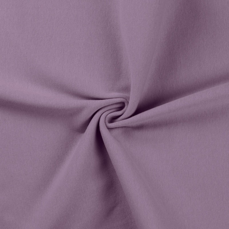 Coupon 3m Tissu Bord Cote Uni Lilas 