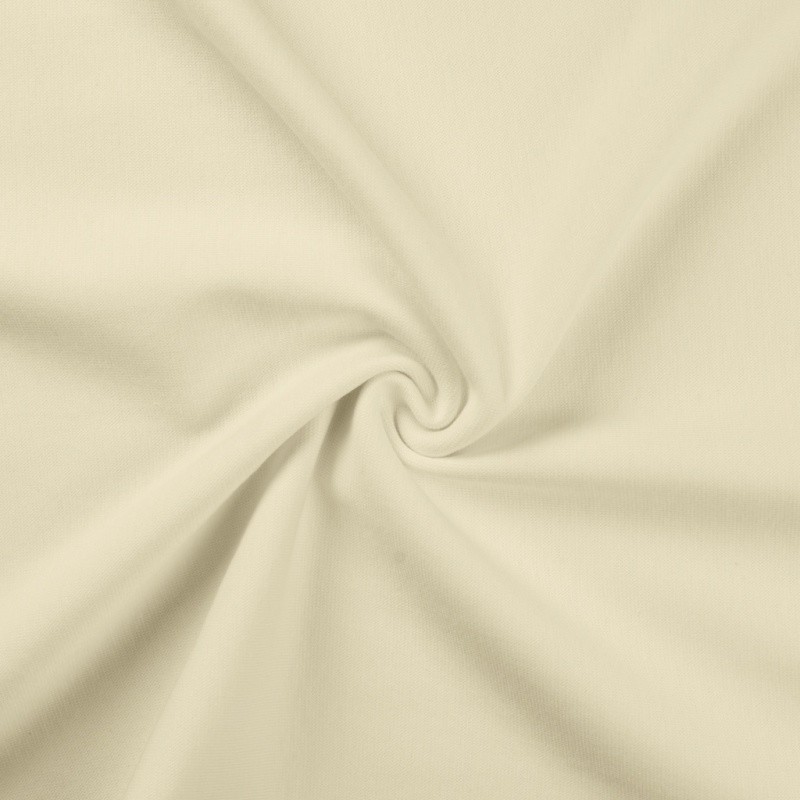 Coupon 3m Tissu Bord Cote Uni Ecru 