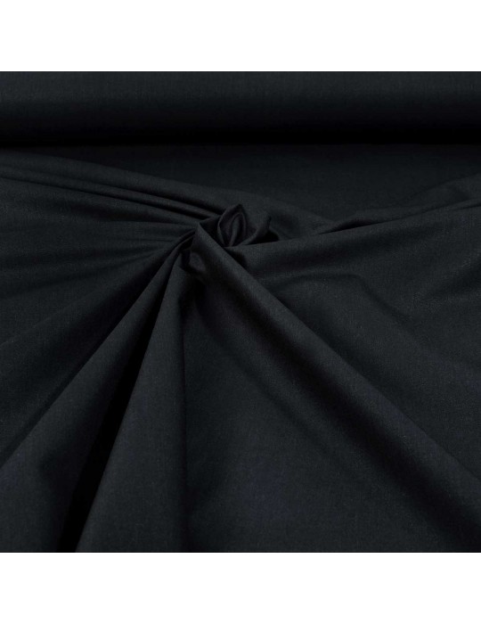 Toile d'habillement transparente noire