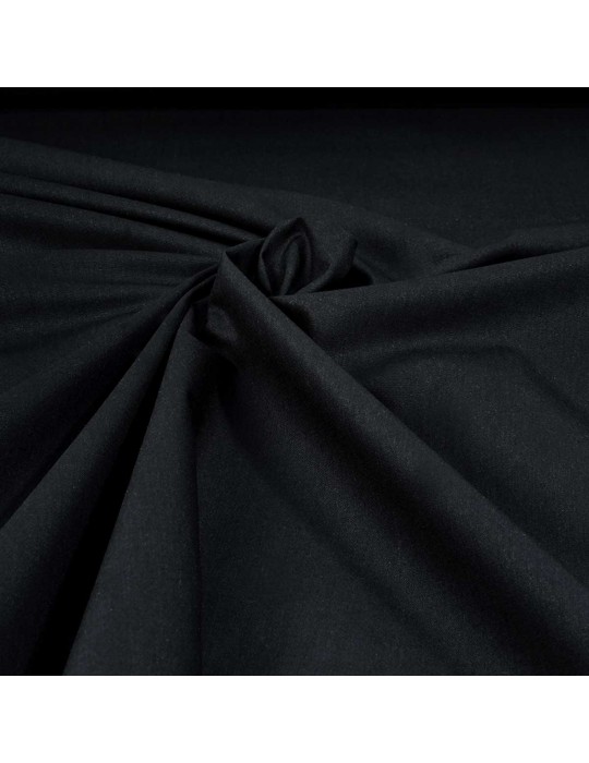 Toile d'habillement transparente noire