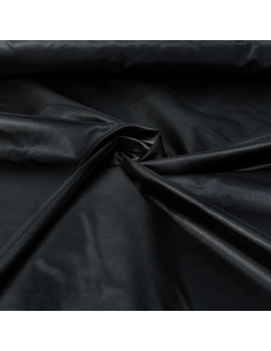 Toile d'habillement polyester imperméable noir