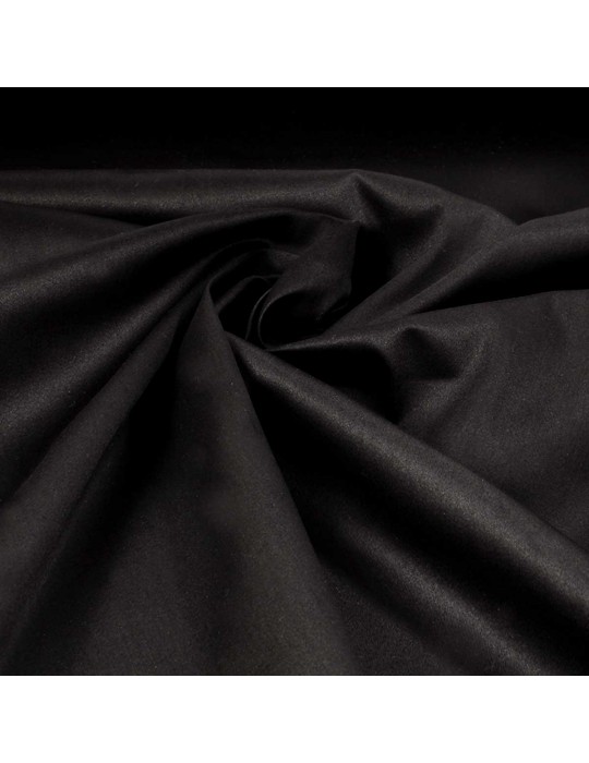 Toile d'habillement coton/élasthanne marron noir