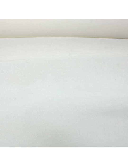 Toile d'ameublement polyester blanc