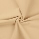 Coupon 3m Tissu Bord Cote Uni Champagne
