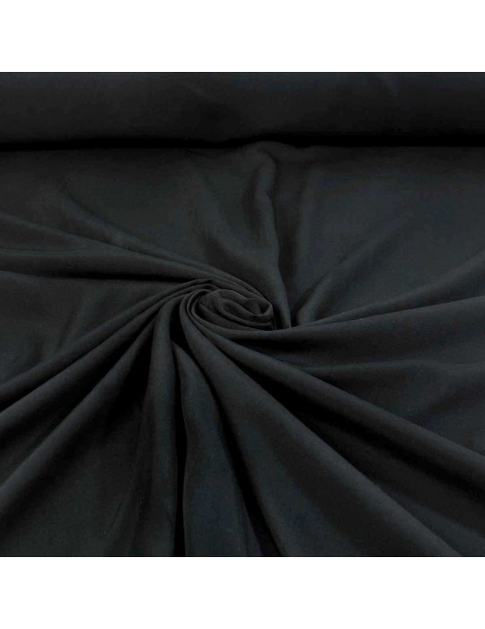 Tissu viscose uni noir