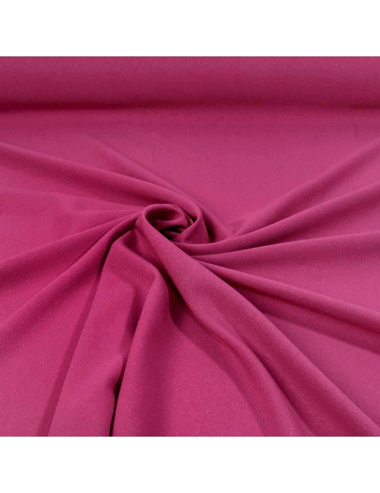 Tissu polyester pailleté rose fuchsia