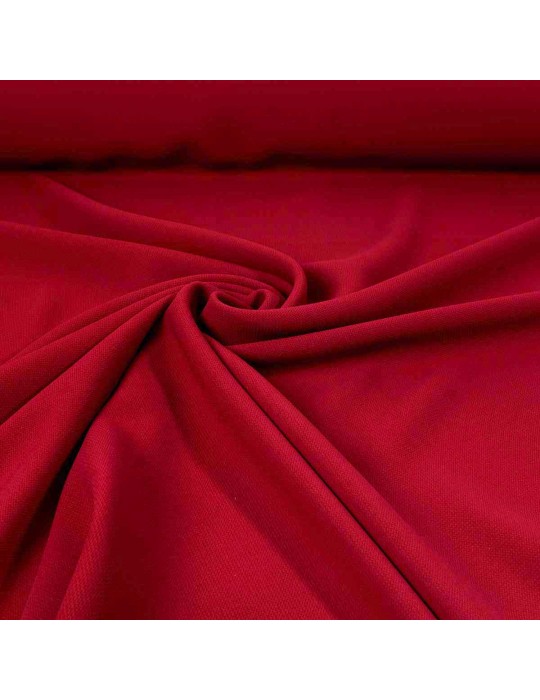 Tissu d'habillement 100 % polyester rouge