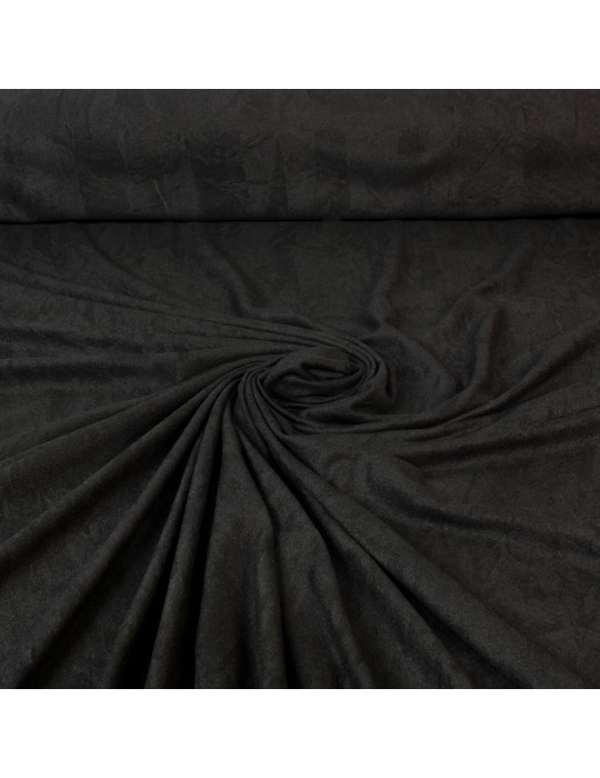 Tissu suédine uni noir