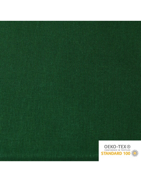 Coupon coton uni 50 x 50 cm vert Noël