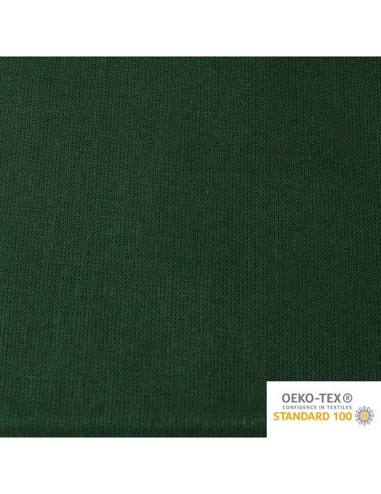 Coupon coton uni 50 x 50 cm vert sapin