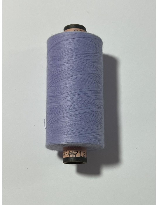 Bobine de fil polyester 1000 m violet parme
