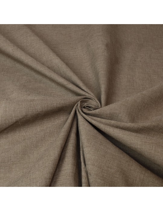 Toile unie polyester/lin 310 cm beige