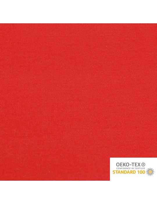 Coupon coton uni 50 x 150 cm rouge