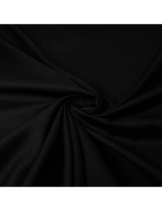 Tissu touché laine noir