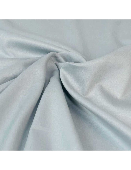 Tissu 100 % coton uni bleu