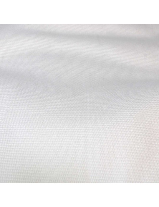 Coupon habillement coton 300 x 150 cm blanc