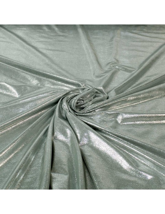 Tissu laser polyester élasthanne argenté
