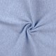 Coupon 3m Tissu Bord Cote Uni Bleu Clair 