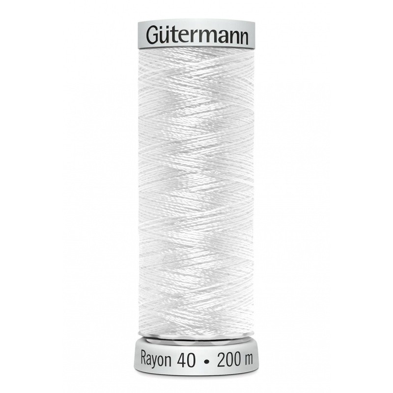 Fil Gutermann Fil à Broder Epaisseur Rayon 40 - 200m 