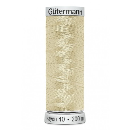 Fil Gutermann Fil à Broder Epaisseur Rayon 40 - 200m 