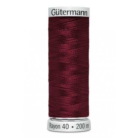 Fil Gutermann Fil à Broder Epaisseur Rayon 40 - 200m 