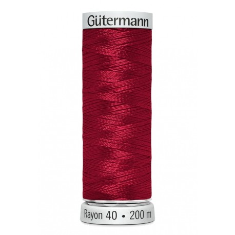 Fil Gutermann Fil à Broder Epaisseur Rayon 40 - 200m 