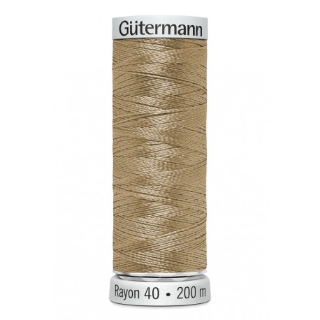 Fil Gutermann Fil à Broder Epaisseur Rayon 40 - 200m 