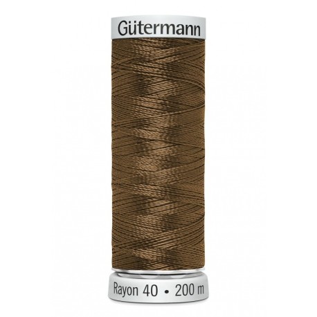 Fil Gutermann Fil à Broder Epaisseur Rayon 40 - 200m 