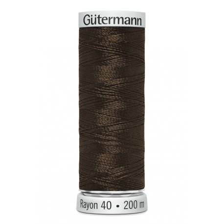 Fil Gutermann Fil à Broder Epaisseur Rayon 40 - 200m 