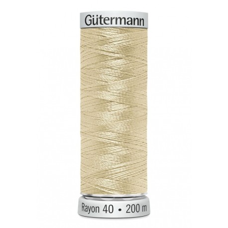 Fil Gutermann Fil à Broder Epaisseur Rayon 40 - 200m 
