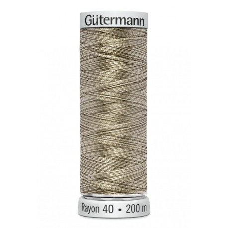 Fil Gutermann Fil à Broder Epaisseur Rayon 40 - 200m 