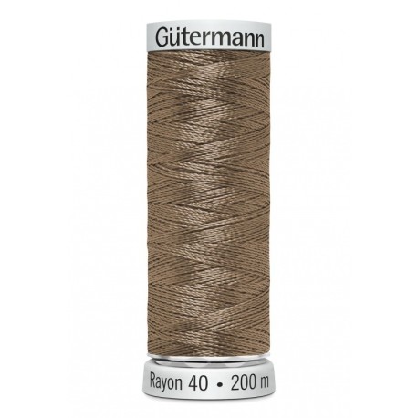 Fil Gutermann Fil à Broder Epaisseur Rayon 40 - 200m 