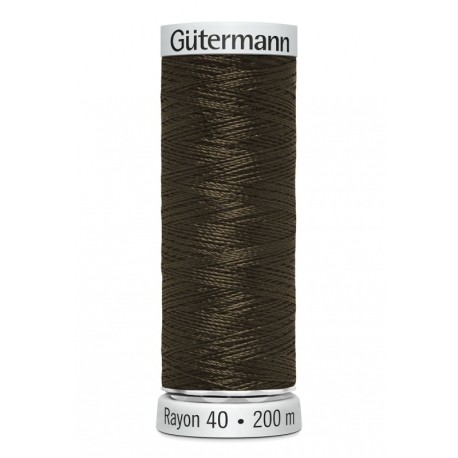 Fil Gutermann Fil à Broder Epaisseur Rayon 40 - 200m 