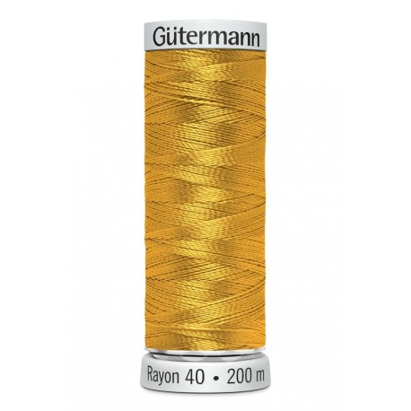 Fil Gutermann Fil à Broder Epaisseur Rayon 40 - 200m 