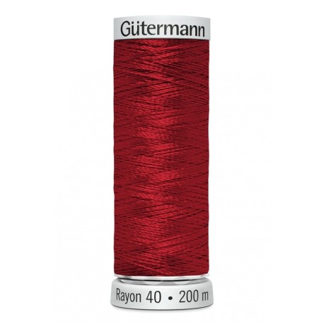 Fil Gutermann Fil à Broder Epaisseur Rayon 40 - 200m 