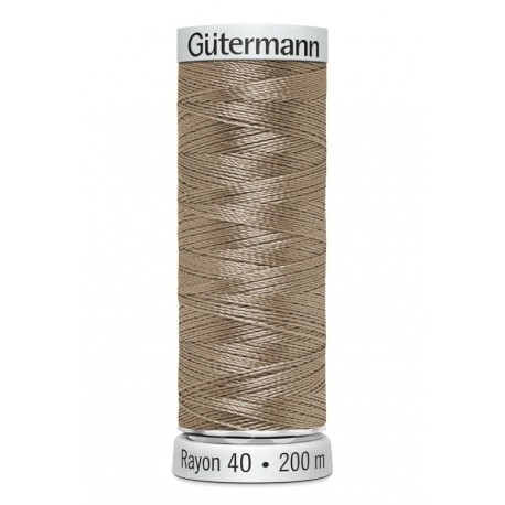 Fil Gutermann Fil à Broder Epaisseur Rayon 40 - 200m 