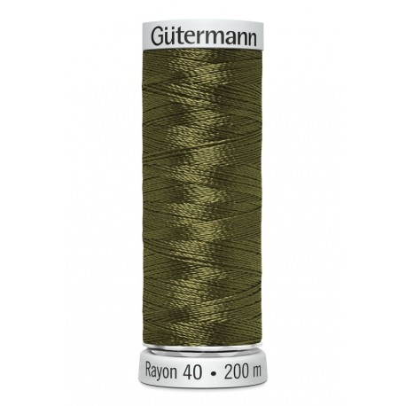 Fil Gutermann Fil à Broder Epaisseur Rayon 40 - 200m 