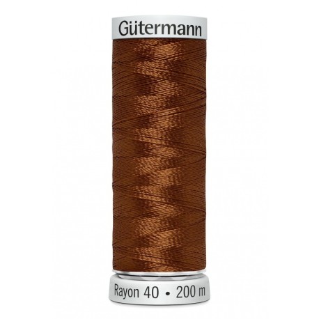 Fil Gutermann Fil à Broder Epaisseur Rayon 40 - 200m 