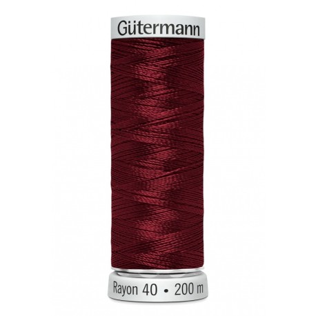 Fil Gutermann Fil à Broder Epaisseur Rayon 40 - 200m 