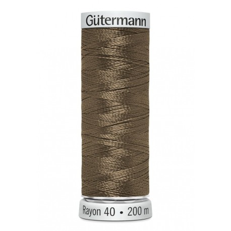 Fil Gutermann Fil à Broder Epaisseur Rayon 40 - 200m 