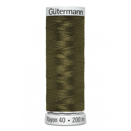 Fil Gutermann Fil à Broder Epaisseur Rayon 40 - 200m 